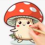 Coloring Book: Mushroom